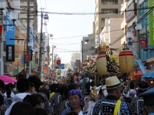 浦和まつり　第３３回神輿渡御の模様