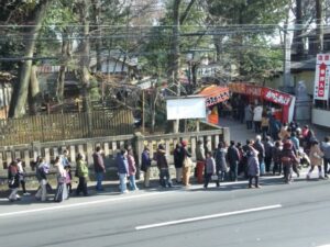 つきのみや神社翌日の様子